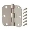 Photo 1 of 2 packs of Everbilt Security Door Hinge Satin Nickel 3-1/2" x 5/8" Radius 481 003 - 3 Pack
6 hinges in total