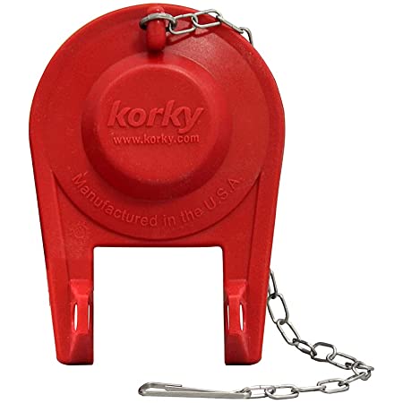 Photo 1 of 2 pack KORKY 100BP Flapper, Rubber and SS, Red
