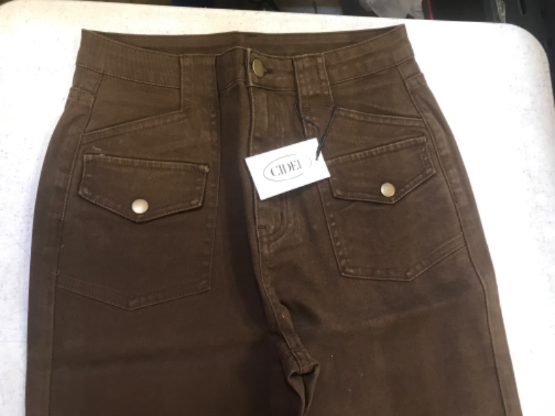 Photo 2 of Women's High Waist Brown Jeans
Size: S