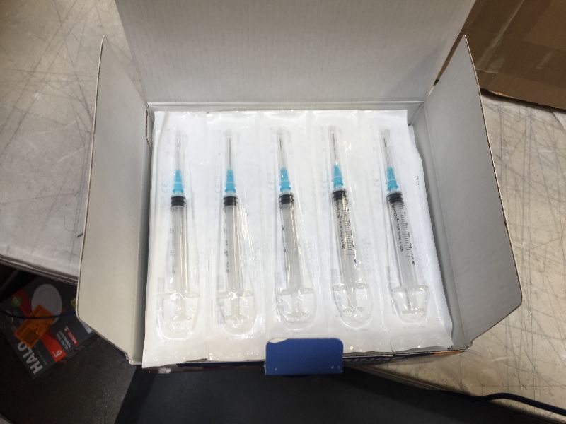 Photo 2 of 3ml Syringe with Needle - 23G, 1" Needle 50-Pack
