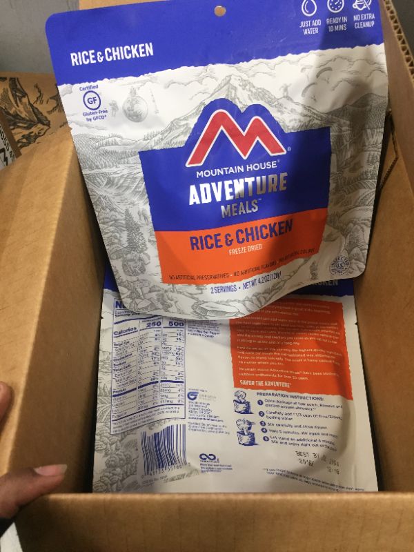 Photo 2 of 
Mountain House Rice & Chicken | Freeze Dried Backpacking & Camping Food | Survival & Emergency Food | Gluten-Free