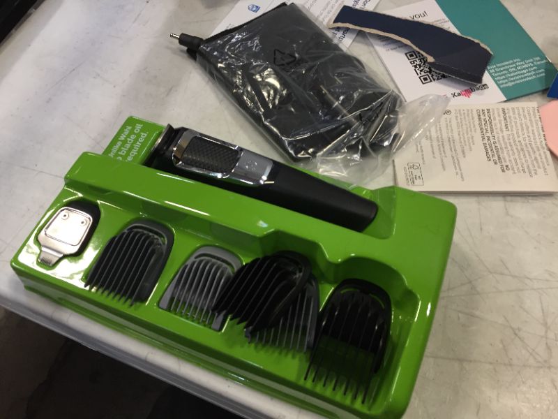 Photo 1 of Philips Norelco Multigroomer All-in-One Trimmer Series 3000, 13 Piece Mens Grooming Kit, for Beard, Face, Nose, and Ear Hair Trimmer and Hair Clipper, NO Blade Oil Needed, MG3750/60
