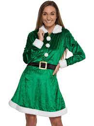 Photo 1 of Mrs Claus Costume (2) GREEN L RED XL