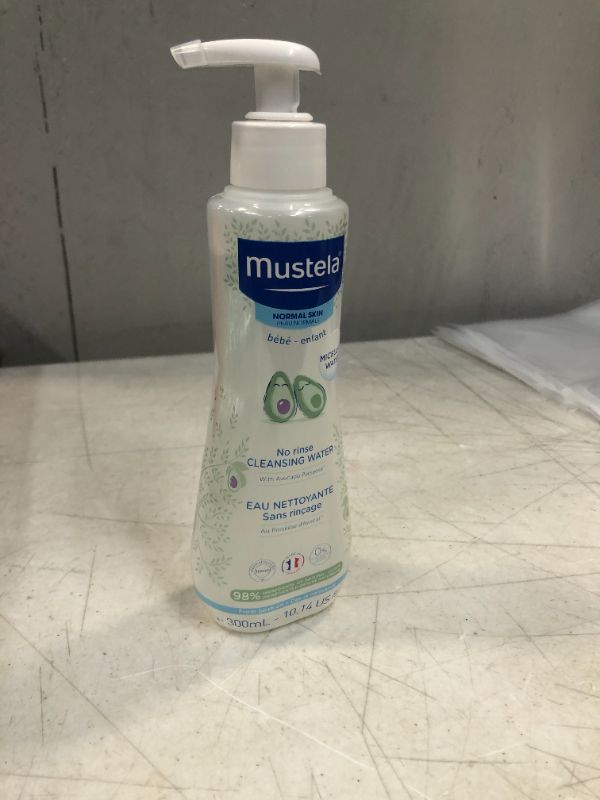Photo 2 of 
Mustela Baby Cleansing Water - No-Rinse Micellar Water - with Natural Avocado & Aloe Vera - for Baby's Face, Body & Diaper - 3/24