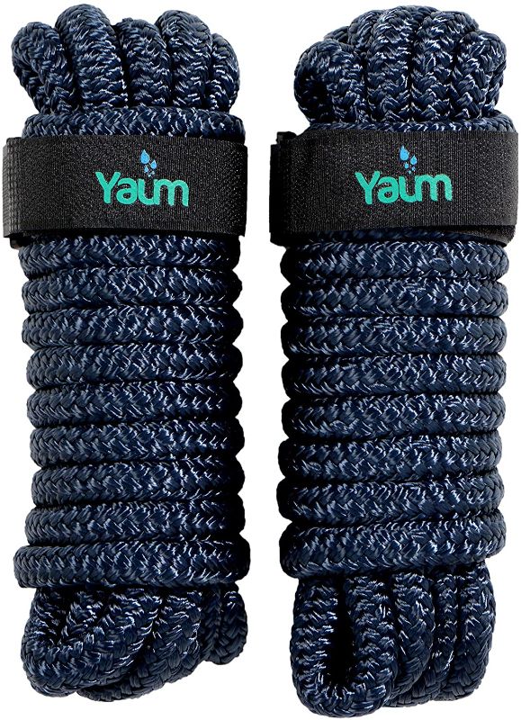 Photo 1 of / Sports & Outdoors / Sports / Boating & Sailing / Boating / Docking & Anchoring Equipment / Dock Lines & Rope / Yaum Dock Lines 15ft x 3/8” 