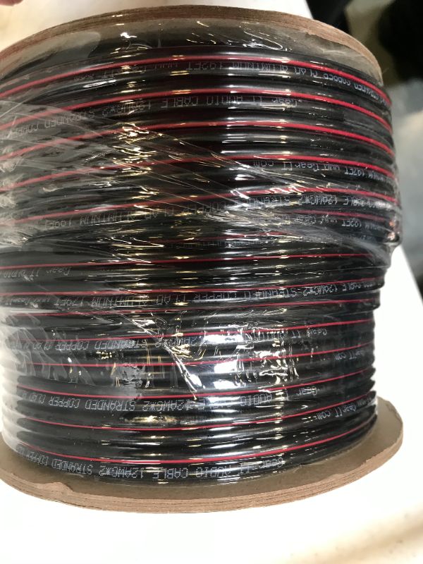 Photo 3 of 12AWG Speaker Wire, GearIT Pro Series 12 Gauge Speaker Wire Cable (200 Feet / 60.96 Meters) Great Use for Home Theater Speakers and Car Speakers, Black
