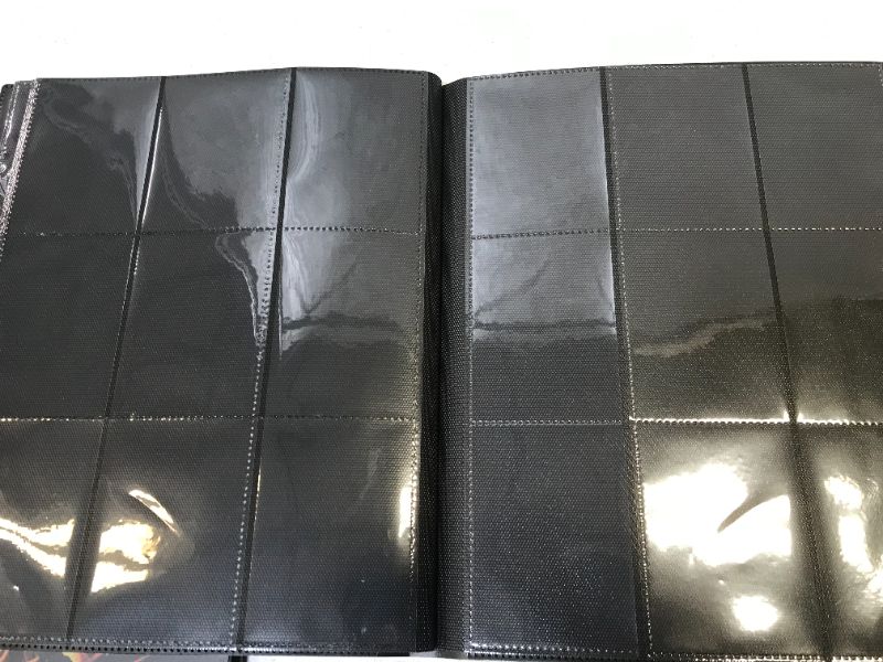 Photo 4 of 360 Card Fitted Full View 9 Pocket Compatible with Pokemon Cards Sleeves-Binder Case Gifts

