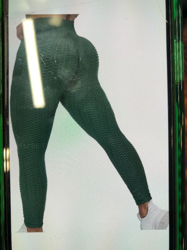 Photo 1 of FAPREI BUTT LIFTING CELLULITE LEGGINGS FOR WOMEN DARK GREEN
SIZE MEDIUM