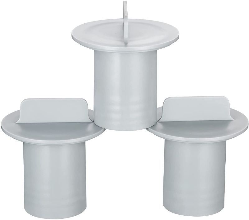 Photo 1 of 3-1/2" Spa Filter Cap fits Hot Springs Standpipe (3, Grey) 2 PCK
