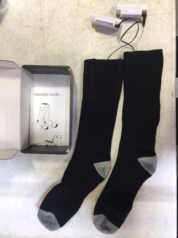 Photo 3 of Electric Heated Socks Fits US size 5-15 Men and Women

