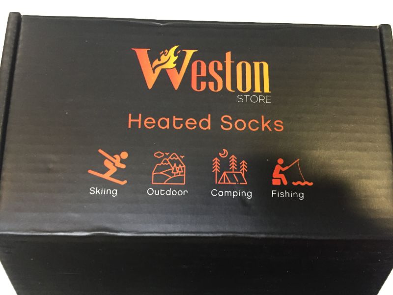 Photo 2 of Electric Heated Socks Fits US size 5-15 Men and Women

