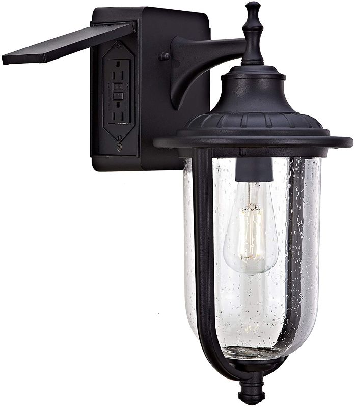 Photo 1 of Addington Park 31849 Grace Collection Outdoor Wall Sconce, 1 Pack, Black Finish
