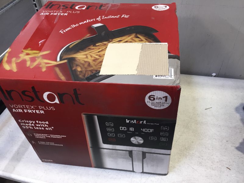 Photo 2 of Instant Vortex Plus 6-in-1 Air Fryer, 6 Quart