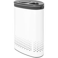 Photo 1 of Brabantia Laundry Bin, 55 L dark grey / white
