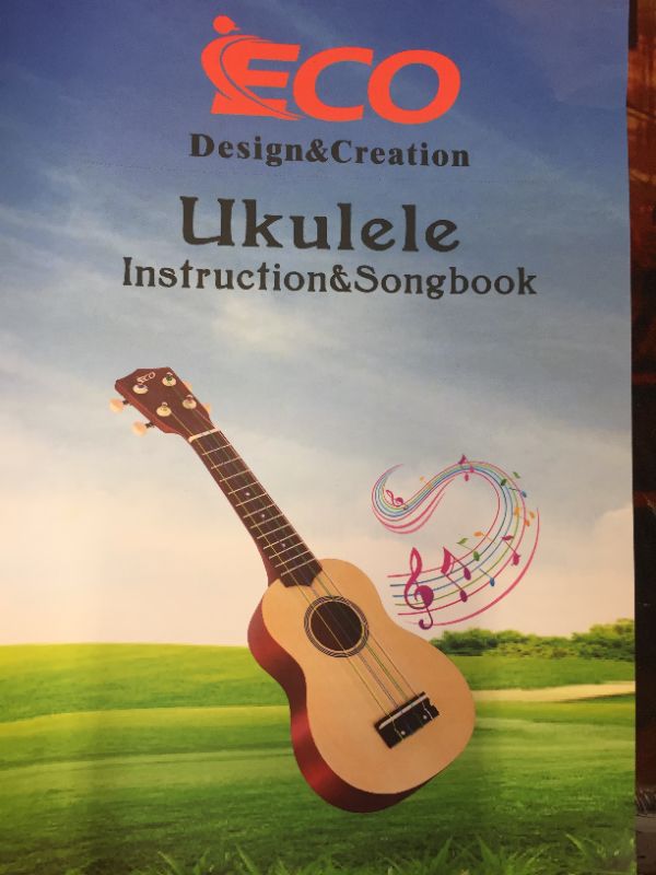 Photo 6 of iECO Soprano Ukulele Beginner Kit for Kids Adults 21 Inch Ukelele w/Case Strap Tuner Strings Picks (Natural)
