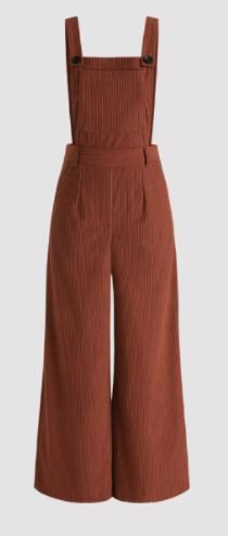 Photo 1 of Corduroy Jumpsuit color orange size small