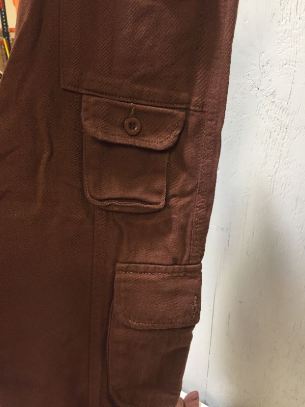 Photo 2 of womens cargo pants color brown size small