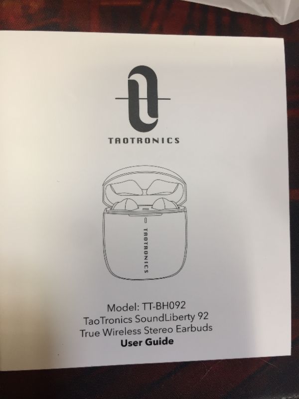 Photo 2 of TaoTronics SoundLiberty Earphones Bluetooth Hi-Fi Headphone 