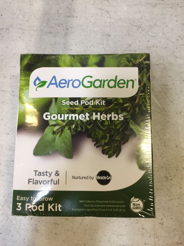 Photo 1 of AeroGarden Gourmet Herb Seed Pod Kits, 3-Pod
