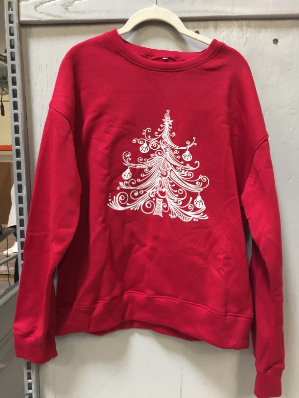 Photo 1 of CHRISTMAS SWEATER RED 
SIZE 2XL 