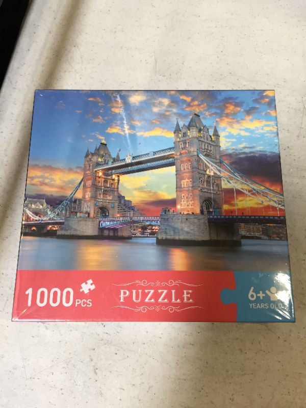 Photo 4 of Garlictoys Jigsaw Puzzles 1000 Pieces for Adults Tower Bridge para adultos Challenging Magical Youth Friends Family Fun Game Toy Gift
