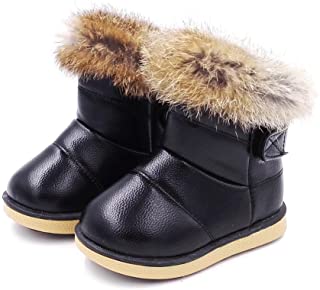 Photo 1 of Girls Boys Snow Boots Winter Warm Waterproof Outdoor Non-Slip Cold Weather Comfortable Casual Shoes (Toddler/Little Kid) BLACK
SIZE 10.5 KIDS