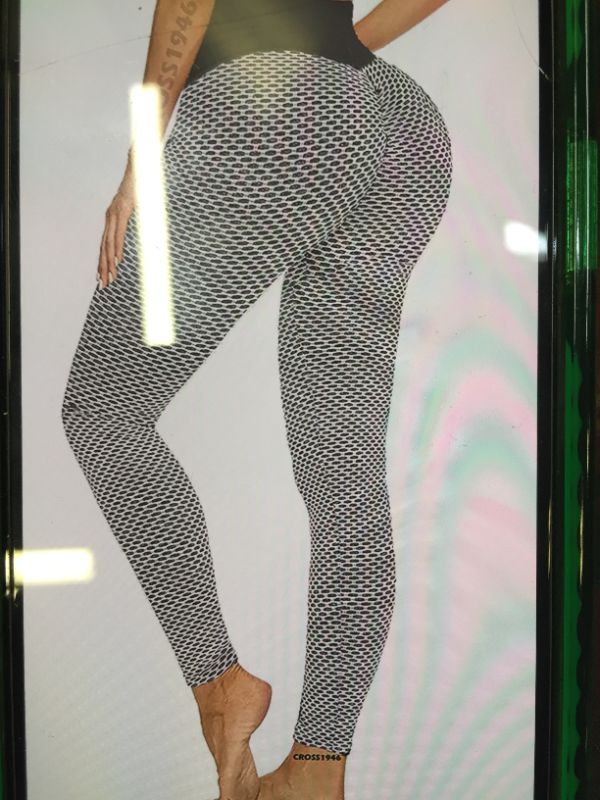 Photo 1 of WOMENS HIGH WAIST YOGA PANTS TUMMY CONTRL SLIMMING BOOTY WORKOUT LEGGINGS RUNNING BUT LIFT
SIZE SMALL GREY