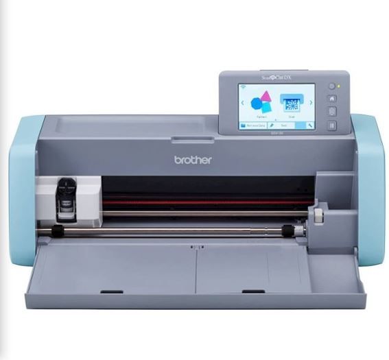 Photo 1 of Brother ScanNCut DX SDX125 Electronic Cutting Machine with Built-in Scanner - Grey/Aqua
