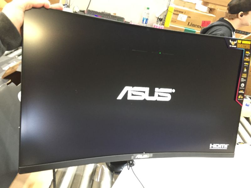 Photo 2 of TUF Gaming VG32VQ 144Hz 32” LCD Curved WQHD 1ms FreeSync Gaming Monitor with HDR (DisplayPort HDMI)