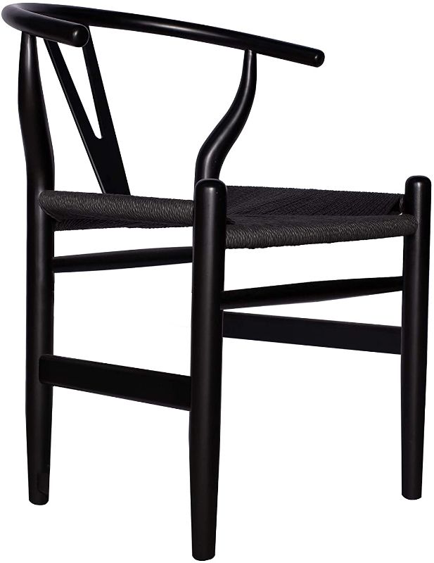 Photo 1 of Amazon Brand - Stone & Beam Classic Wishbone Dining Chair, 22.4"W, Natural / Natural