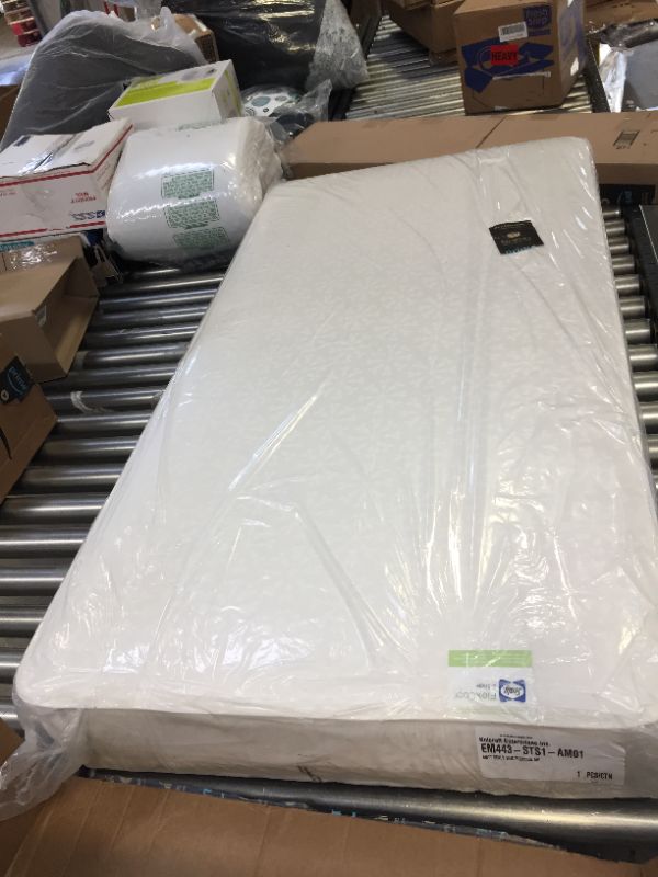 Photo 4 of Sealy FlexCool 2-Stage Crib Mattress, White