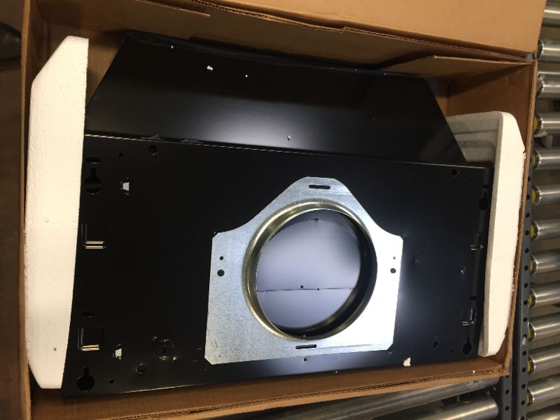 Photo 1 of Broan-NuTone F402423 Exhaust Fan for Under Cabinet Two-Speed Four-Way Convertible Range Hood Insert with Light, 24-Inch, Black
