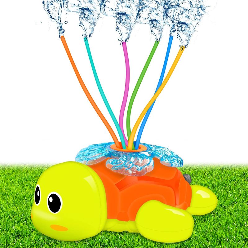 Photo 1 of Garden Sprinkler,Outdoor Water Spray Sprinkler-Cute Turtle Lawn Sprinkler , Water Sprinkler For Hoses?Multipurpose Yard Sprinklers for Plant Irrigation and Kids Playing
