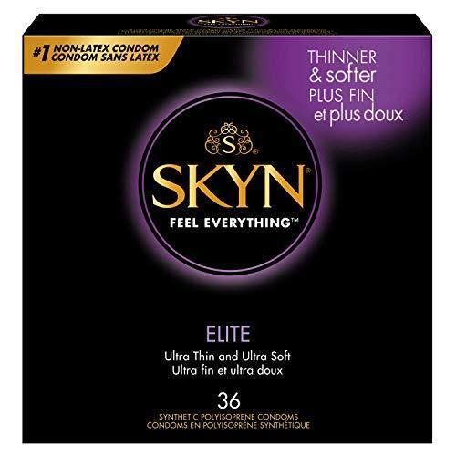 Photo 1 of  SKYN Elite Non-Latex Lubricated Condoms, 36 Count - Default Title---EXPIRES 06/30/2026---
