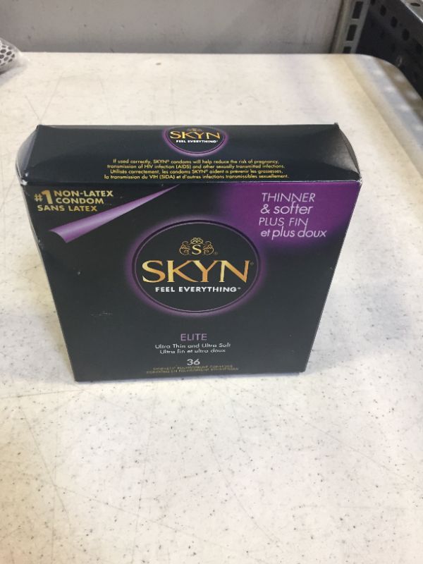 Photo 2 of  SKYN Elite Non-Latex Lubricated Condoms, 36 Count - Default Title---EXPIRES 06/30/2026---
