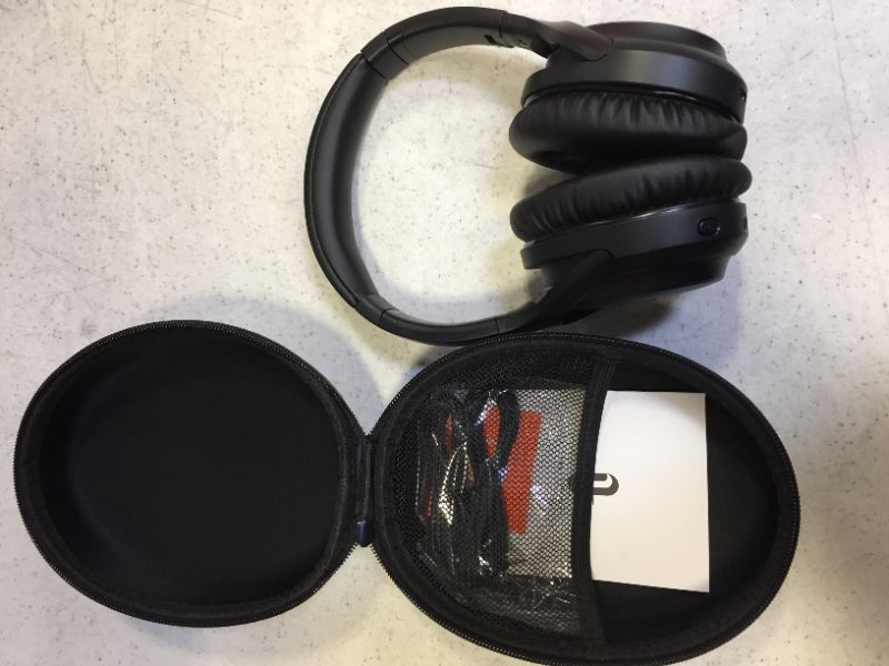 Photo 1 of TaoTronics Hybrid Active Noise Cancelling Headphones Bluetooth Headphones Wireless Headphones Over Ear Christmas Birthday Gifts for Men Women Kids (B084MKNGSQ)