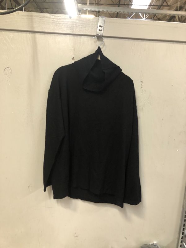 Photo 1 of Black women's turtleneck sweater sz XL 