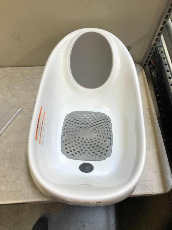 Photo 1 of Boon Soak 3-Stage Bathtub Gray White