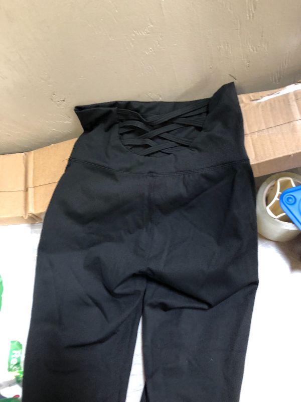 Photo 2 of Black women's leggings sz S 