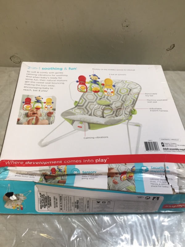Photo 2 of Fisher -Price Baby's Bouncer - Geo Meadow