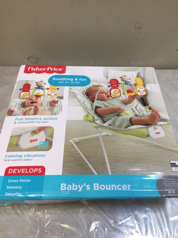 Photo 3 of Fisher -Price Baby's Bouncer - Geo Meadow
