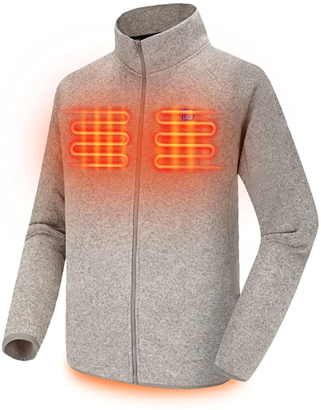 Photo 1 of Mens Electric Fleece Heated Jacket Rechargeable with Battery Pack Included
(tag still on)