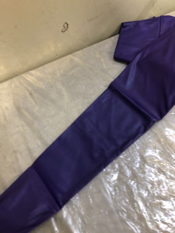 Photo 2 of women's leather leggings( purple)
size L