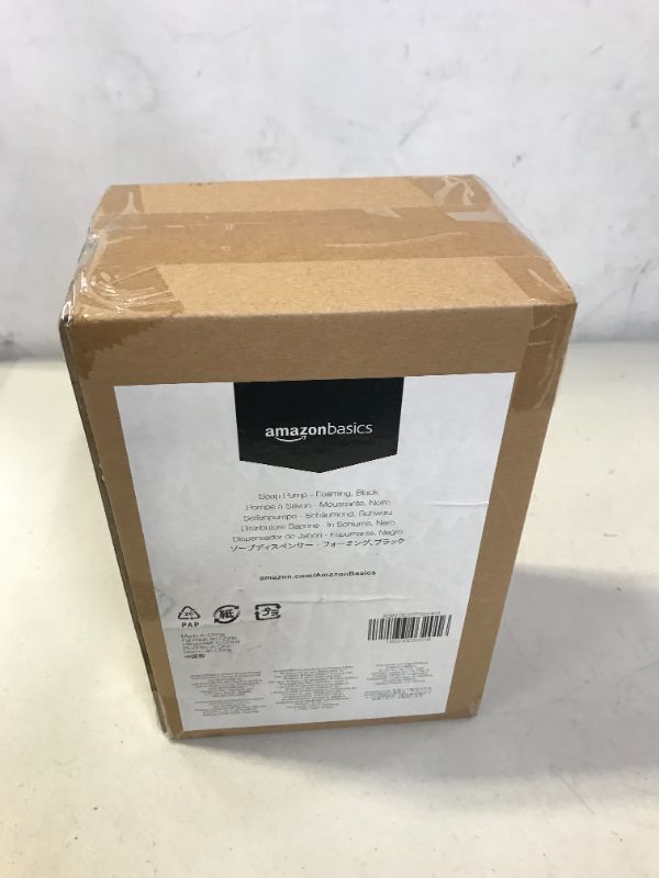 Photo 2 of Amazon Basics Foaming Soap Pump Dispenser - Black
FACTORY SEALED 