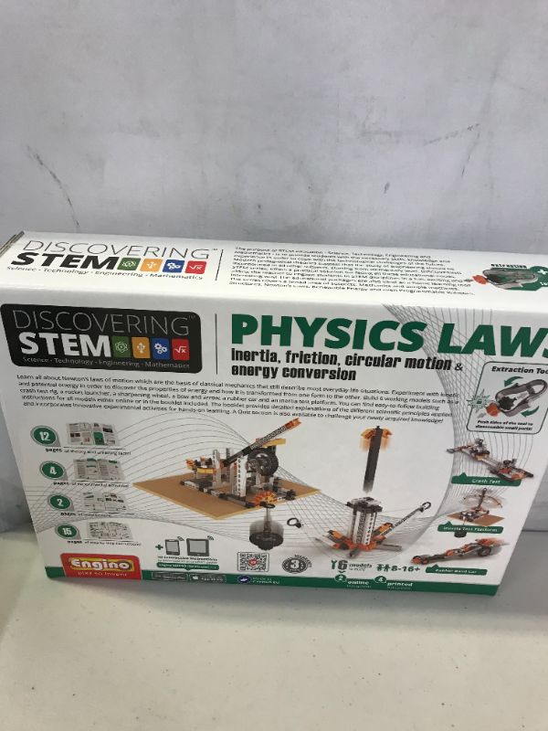Photo 2 of Engino ENG-STEM902 Physics Laws-Inertia, Friction, Circular Motion and Energy Conservation Building Set