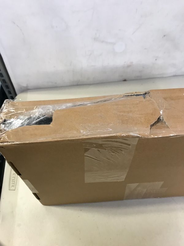 Photo 4 of Amazon Basics Adjustable Computer Monitor Riser Desk Stand (MAJOR DAMAGES TO CORNER OF PACKAGING)
