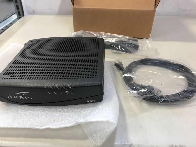 Photo 3 of ARRIS Touchstone TM1602A DOCSIS 3.0 Upgradeable 16x4 Telephony Modem for TWC & Optimum (Renewed)
