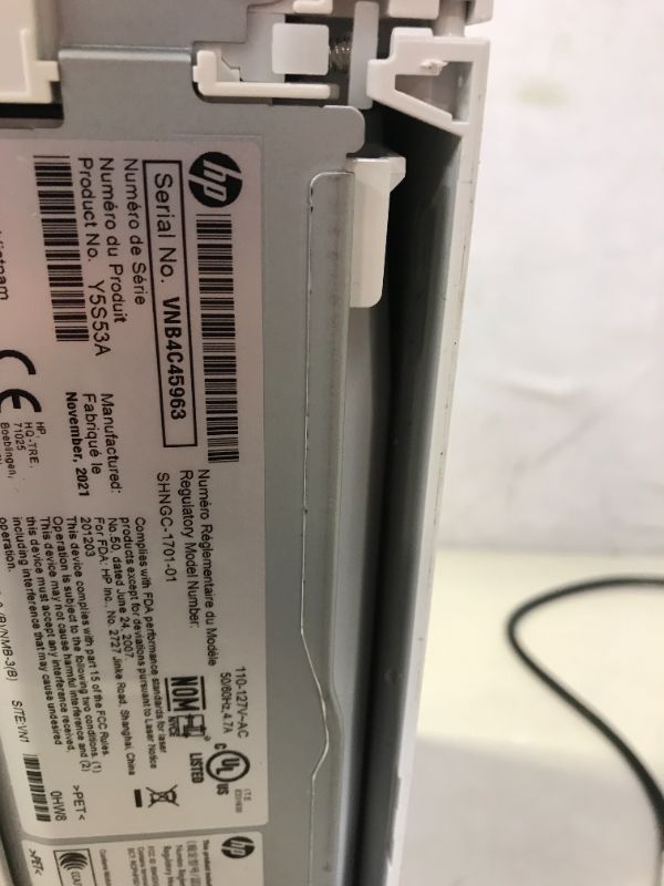 Photo 1 of HP LASER JET PRO MFP M29W (PET HAIR ON ITEM, MISSING MANUAL)
