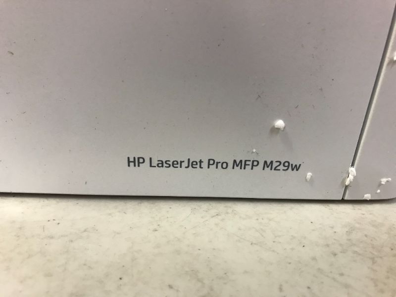 Photo 1 of HP LASER JET PRO MFP M29W (PET HAIR ON ITEM, MISSING MANUAL)
