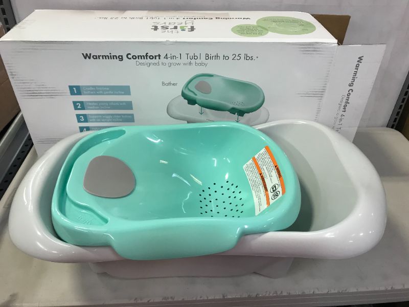 Photo 3 of The First Years 4 in 1 Warming Comfort Tub , White
(USED BUT LOOKS NEW)